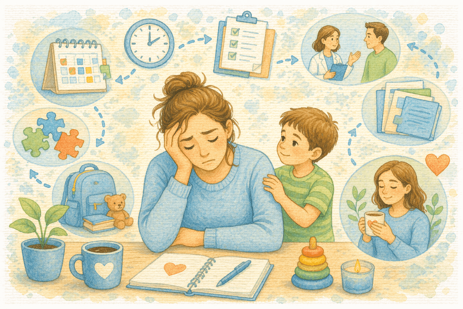 El agotamiento del cuidador TEA: reconocerlo antes de que sea tarde