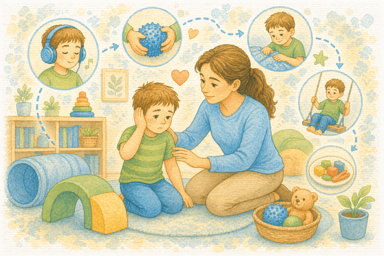 Integración sensorial y TEA: guía práctica para entender a tu hijo